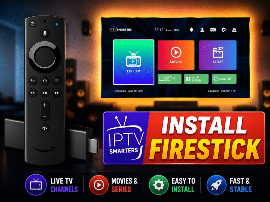 How To Install IPTV Smarters Pro on Firestick 2026 (No Complicated Settings)