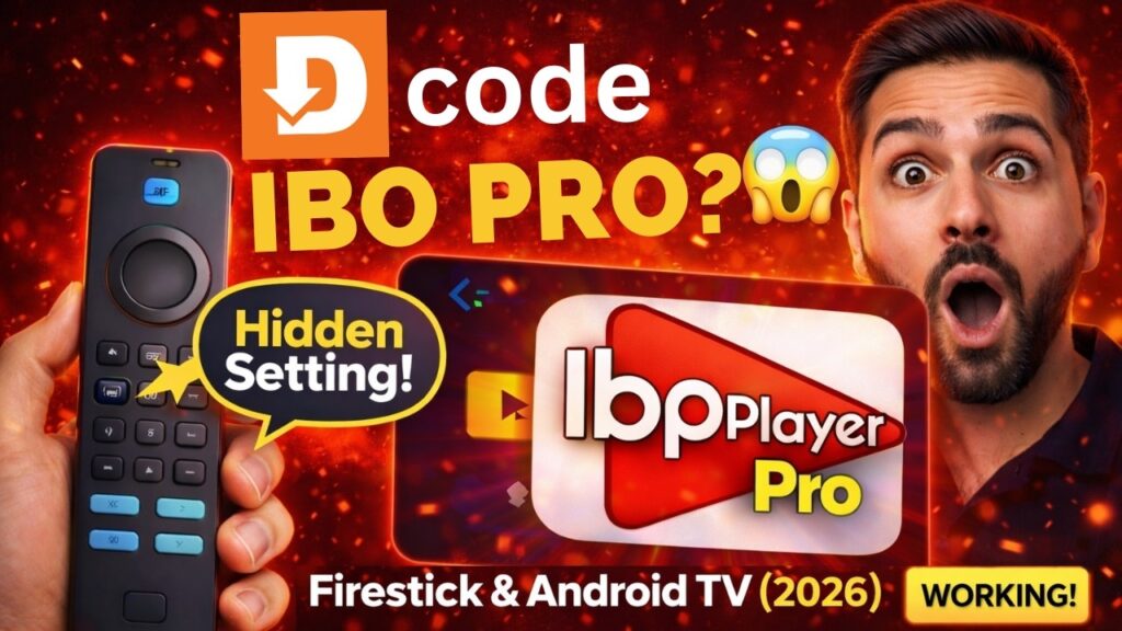 How to Install IBO Player Pro on Firestick, Android TV & Android TV Box IPTV Setup 2026